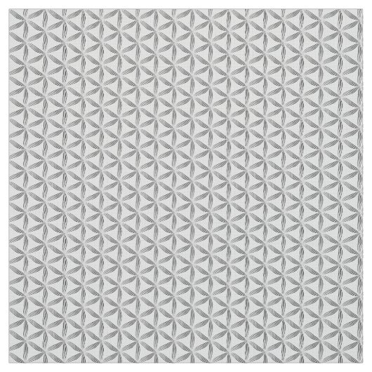 生け花の黒い模様 ファブリック (見本)