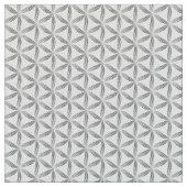 生け花の黒い模様 ファブリック (クローズアップ)