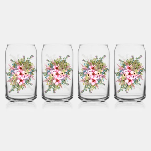 生け花 ガラス缶 (正面)