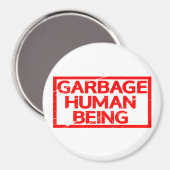 生ごみ人間のスタンプ マグネット (正面/裏面)