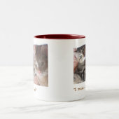 "生じて下さい違い"を ツートーンマグカップ (中央)