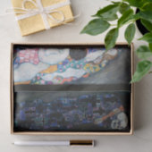 生と死とVirgGustavクリムトフリースB 薄葉紙 (ギフト)