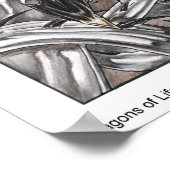 生と死のドラゴン ポスター (角)