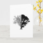 生と死 カード (黄色い花)