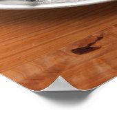 生のカキを並べた ポスター (角)