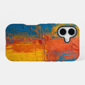 生のカラーリズムモダン- Art Phone Cover iPhone 16ケース (裏面横)