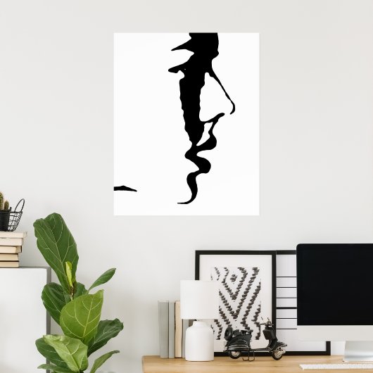 生のサメ ポスター (ホームオフィス)