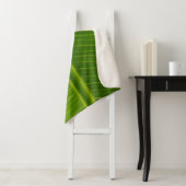 生のバナナの葉のパターン シェルパブランケット (インサイチュ)