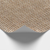 生のリネンテクスチャ ラッピングペーパー (角)