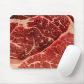 生の牛肉 マウスパッド (マウス)