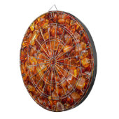 生の琥珀の小石 ダーツボード (正面右)