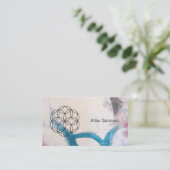 生の花 名刺 (スタンド正面)