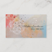 生の花 名刺 (正面)