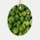 生の芽キャベツがたくさん セラミックオーナメント (右)