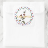 生の蜂蜜スクエアステッカー スクエアシール (バッグ)