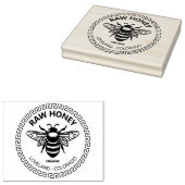 生の蜂蜜スモールビジネスパッケージ,大 ラバースタンプ (押印)