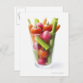 生の野菜のシェイク ポストカード (正面/裏面)
