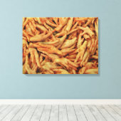 生の鶏の足 キャンバスプリント (インサイチュ (ウッドフロア))