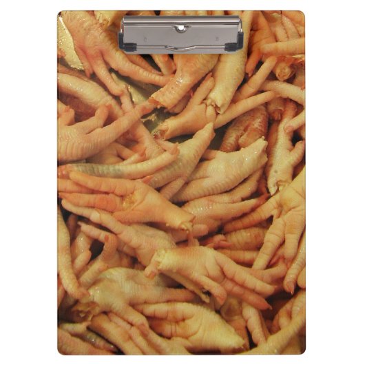 生の鶏の足 クリップボード (正面)