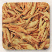 生の鶏の足 コースター (正面)
