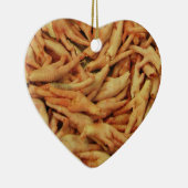 生の鶏の足 セラミックオーナメント (右)