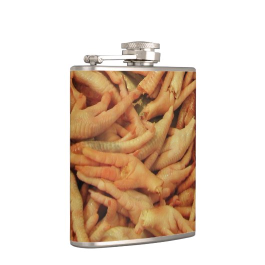 生の鶏の足 フラスク (右)