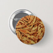 生の鶏の足 缶バッジ (正面&裏面)