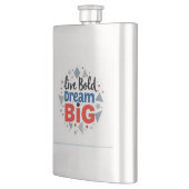 「生はっきりしたきる夢の大きい」 フラスク (左)