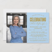 生はっきりしたモダン生葬儀の台本お祝い 招待状 (正面)