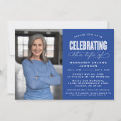 生はっきりしたモダン生葬儀の台本お祝い 招待状 (正面)