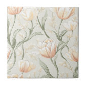 生はっきりした生宇宙用キッチンチューリップセラミックタイル タイル (正面)