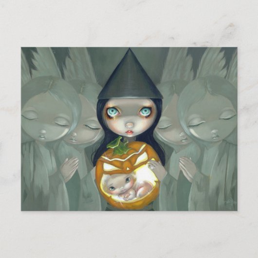 「生まれかぼちゃの」はがき ポストカード (正面)