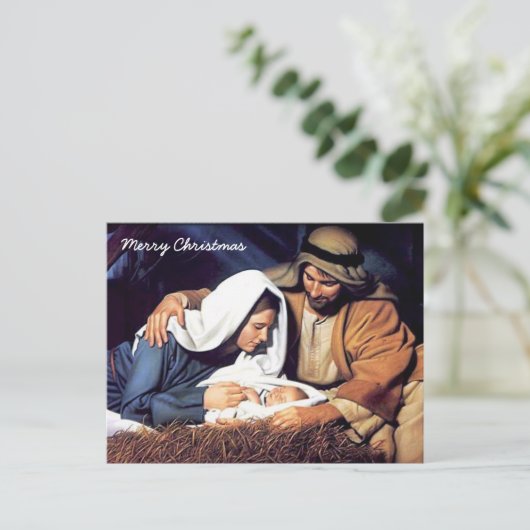 生まれたてのイエス・キリストのポストカード シーズンポストカード (スタンド正面)