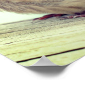 生まれたてのベビーシダーワックスウィングバード ポスター (角)