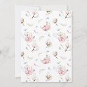 生まれたての花びらがテーマのブック 招待状 (裏面)