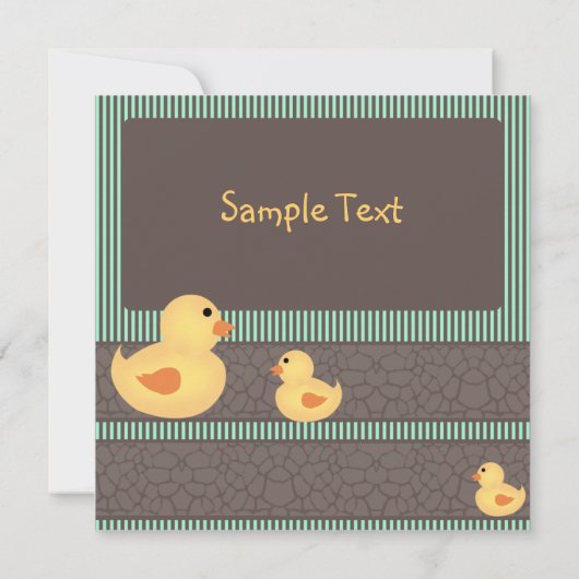 生まれたばかりのあひる (裏面)