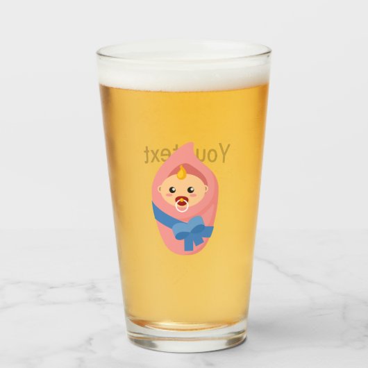 生まれたばかりのなベビーのclipart タンブラーグラス (ドリンク正面)