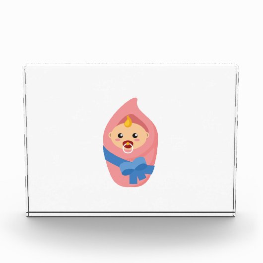生まれたばかりのなベビーのclipart フォトブロック (正面)