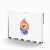 生まれたばかりのなベビーのclipart フォトブロック (右)