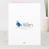 生まれたばかりのな写真のmomentoカードピンクの点検 カード (裏面)