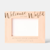 生まれたばかりのベビーギフト誕生の状態 レーザー彫刻フレーム (正面)