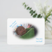 生まれたばかりのベビーシャワー招待状 招待状 (スタンド正面)