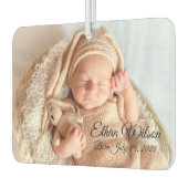 生まれたばかりのベビーフパーソナライズされたァミリ カーエアーフレッシュナー (左)