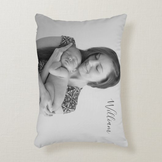 生まれたばかりのベビー写真撮影ファミリーギフト アクセントクッション (正面(垂直))