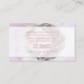 生まれたばかりのベビー撮影 名刺 (裏面)