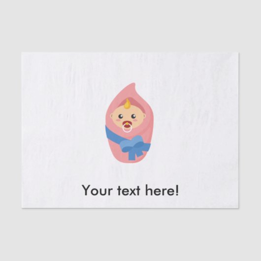 生まれたばかりのベビー環 薄葉紙 (正面)