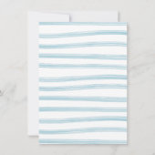 生まれたばかりのベビー誕生発表写真群 招待状 (裏面)