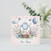 生まれたばかりのベビー カード (スタンド正面)