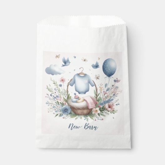 生まれたばかりのベビー フェイバーバッグ (正面)