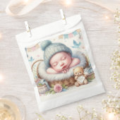 生まれたばかりのベビー フェイバーバッグ (クリップ留めされた状態)